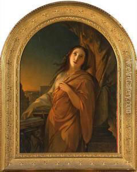 Sainte Cecile Oil Painting - Jean Baptiste Van Eycken