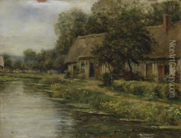 Cottage In Normandy Oil Painting - Louis Aston Knight