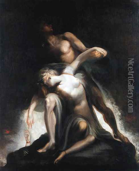 The Vision of the Deluge Oil Painting - Johann Heinrich Fussli