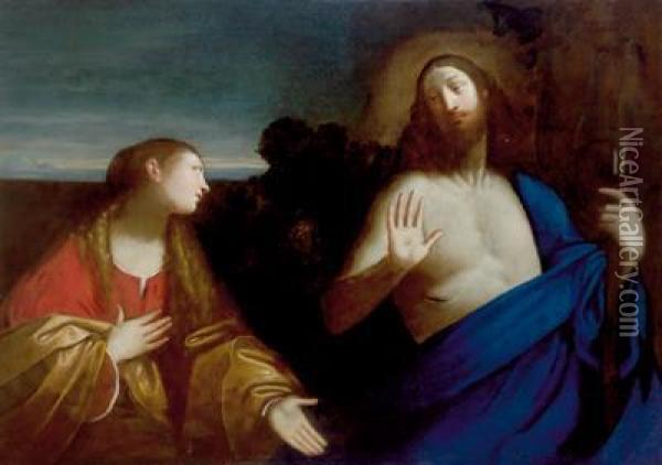 Noli Me Tangere Oil Painting - Tiziano Vecellio (Titian)