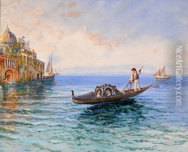Scorcio Della Laguna Veneziana Oil Painting - Gianni