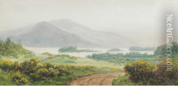 Approach To Killarney Oil Painting - Alexander Williams