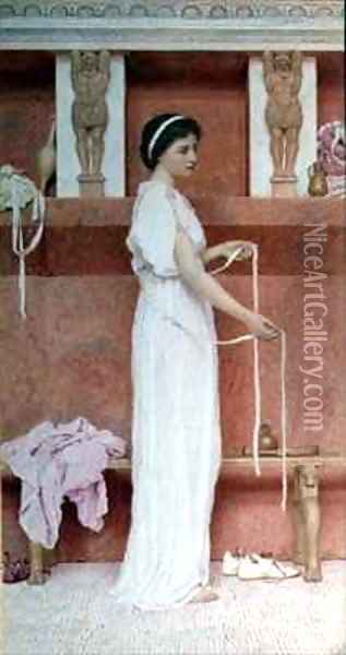 Before the Bath Oil Painting - George Lawrence Bulleid