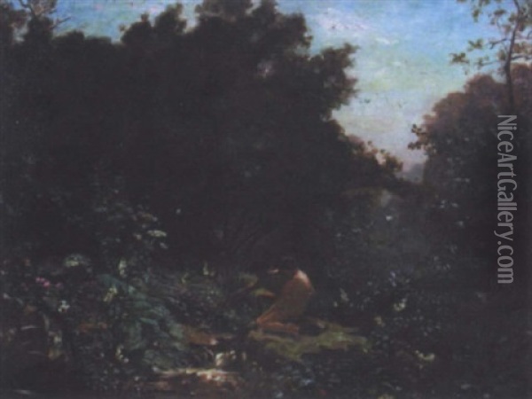 La Source Oil Painting - Henry d' Estienne