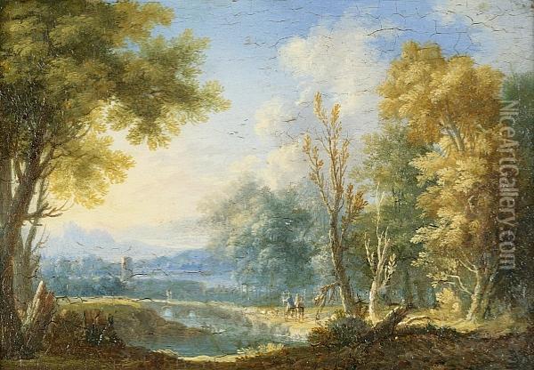 Landscapes: Two Oil Painting - Norbert Joseph Carl Grund