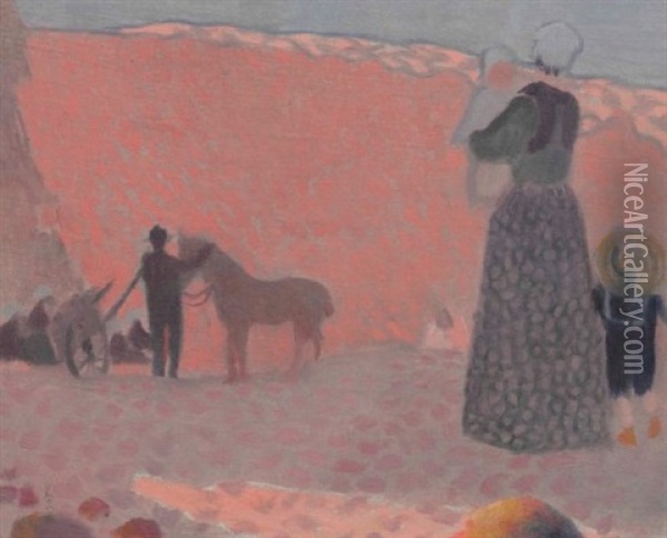 La Dune Rose Oil Painting - Maurice Denis