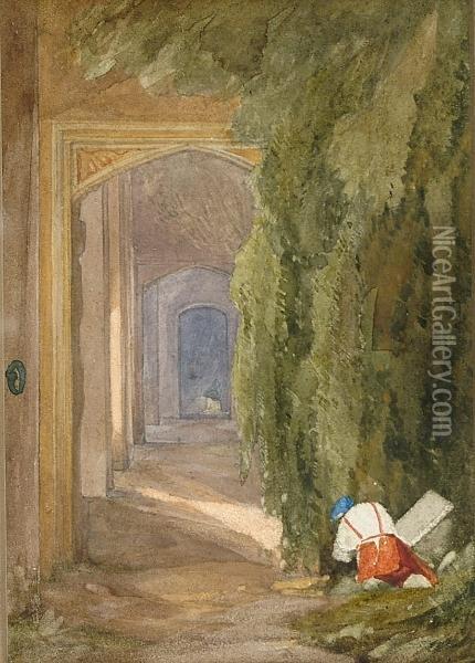 Interior Of Thornbury Castle Oil Painting - James Bulwer