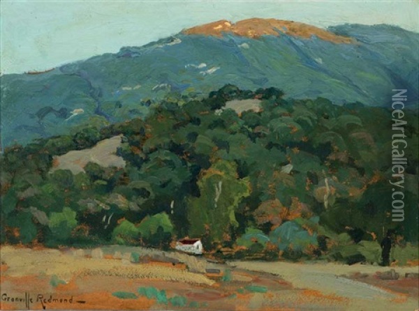 Topanga Canyon Oil Painting - Granville S. Redmond