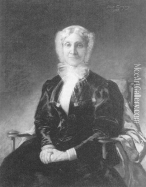 Portrait Of Eliza L. Macy Oil Painting - Eliot Gregory