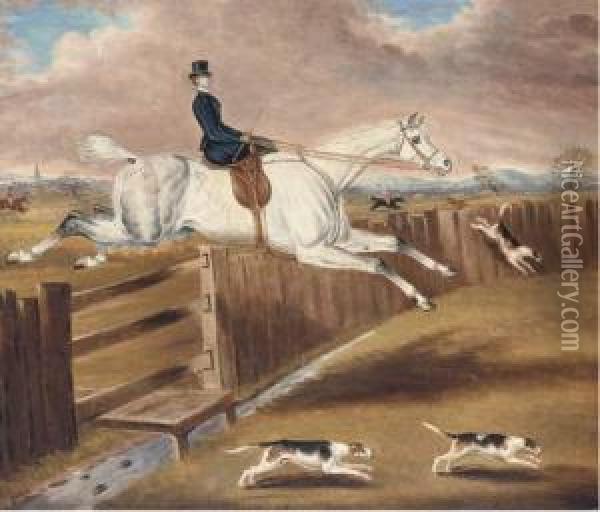 Over The Fence Oil Painting - Samuel Spode