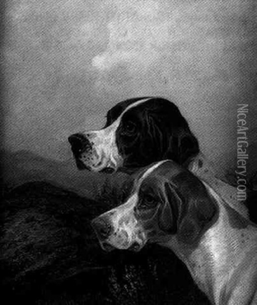 Two Setters Oil Painting - Colin Graeme
