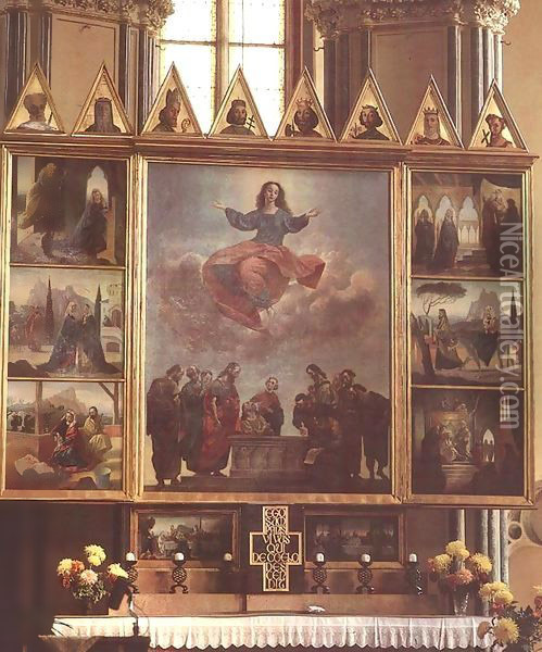 High Altar 1948 Oil Painting - Orban Dezso