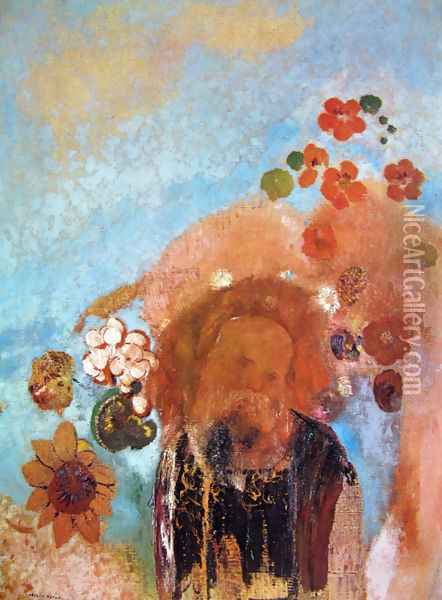 Evocation of Roussel Oil Painting - Odilon Redon