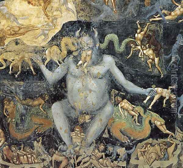 Last Judgment (detail 14) 1306 Oil Painting - Giotto Di Bondone
