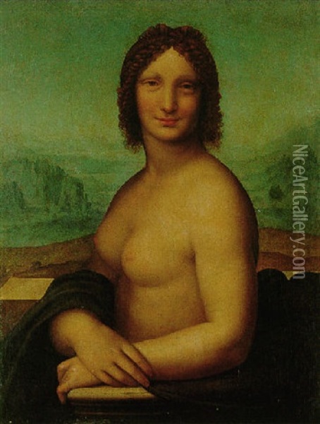 Portrait Of A Lady Oil Painting - Leonardo Da Vinci