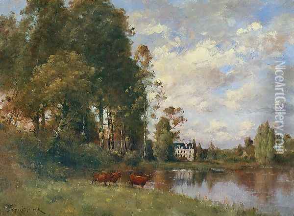 The River Oil Painting - Paul Trouillebert