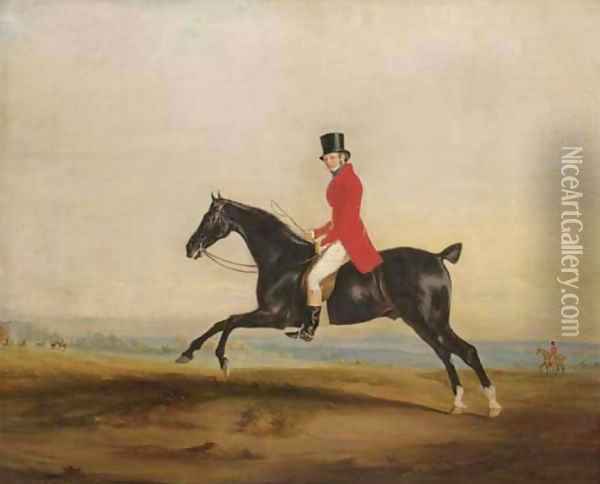 James Smith Barry out hunting Oil Painting - John Snr Ferneley