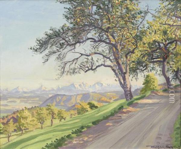 Herbstsonne Oil Painting - Waldemar Fink