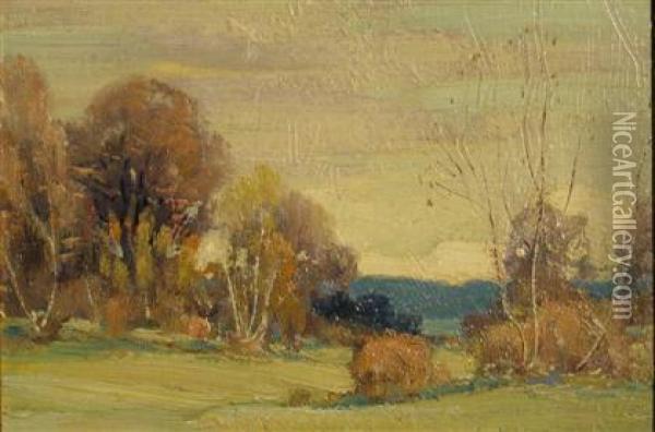 Stoughton, Massachusetts Oil Painting - Frederick Mortimer Lamb