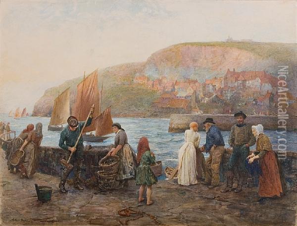 Saturday Evening On The Quay Oil Painting - Arthur Hopkins