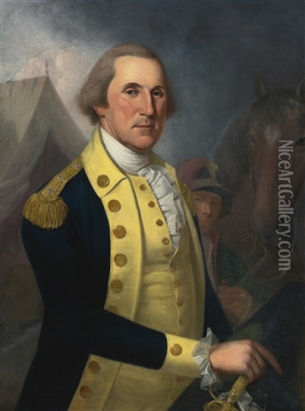George Washington Oil Painting - James Peale Sr.