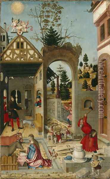 The Nativity, 1525 Oil Painting - Wilhelm Stetter