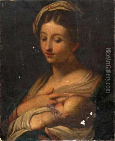 The Virgin And Child Oil Painting - Francesco Trevisani