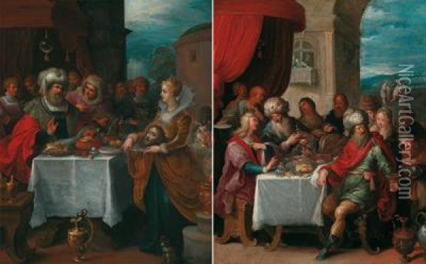 Il Giovane Oil Painting - Frans II Francken
