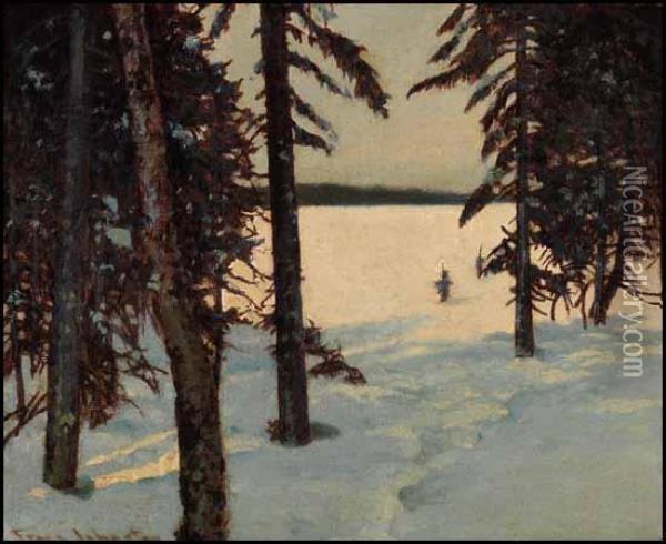 The Sun's Out Oil Painting - Franz Hans Johnston