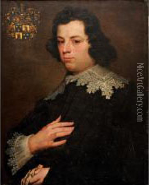 Portrait Of A Young Gentleman Oil Painting - Gaspar De Crayer