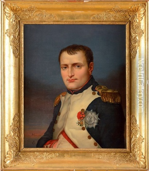 Portrait De Napoleon Ier En Uniforme De Colonel Des Grenadiers De La Garde Portant La Grande Plaque De La Legion D