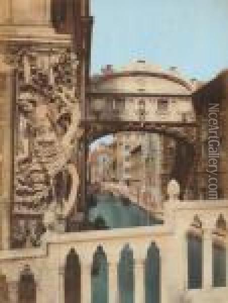 Venise: Pont Des Soupirs Oil Painting - Carlo Ponti