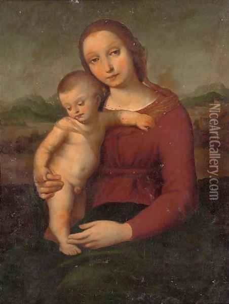 The Madonna and Child 2 Oil Painting - Raphael
