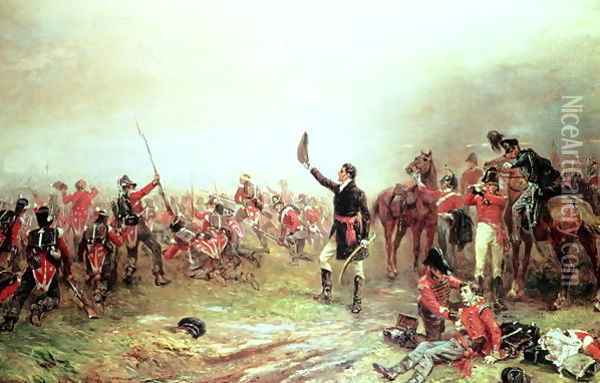 The Battle of Waterloo 18th June 1815 Oil Painting - Sir David Wilkie