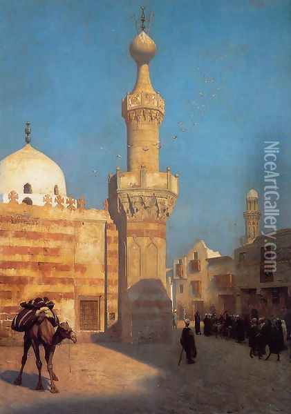 View Of Cairo Ii Oil Painting - Jean-Leon Gerome