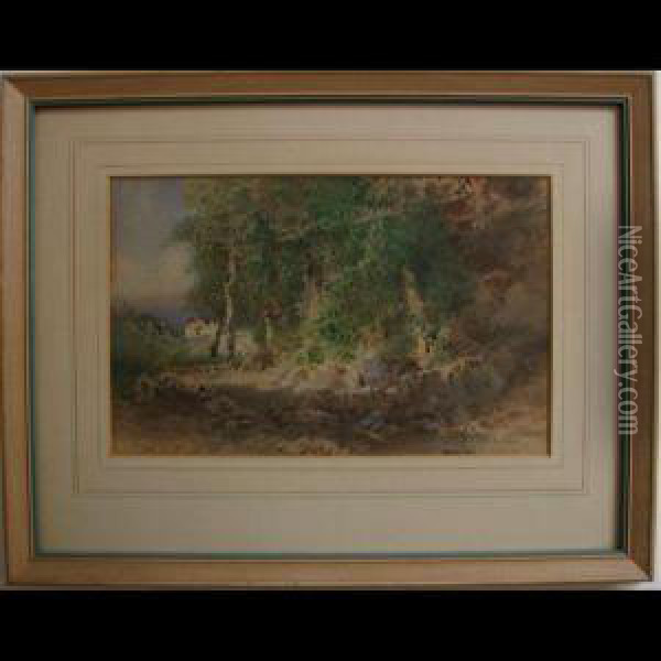 Edge Of The Woods Oil Painting - Otto Reinhard Jacobi