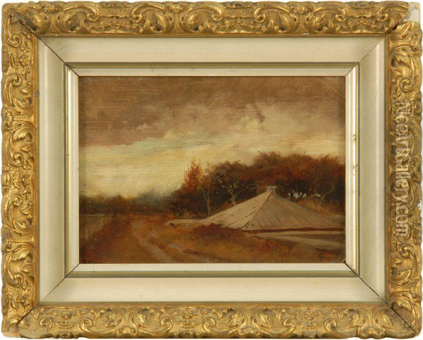 New England Saltworks Oil Painting - William Ferdinand Macy