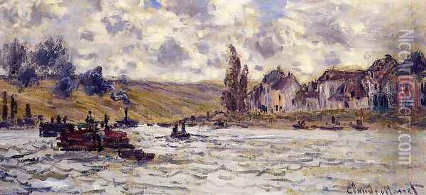 The Village Of Lavacourt Oil Painting - Claude Oscar Monet