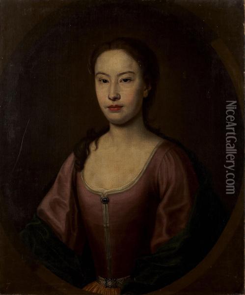 Half Length Portrait Of Lady Jane Keith Oil Painting - John Alexander