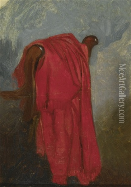 Pink Coat Oil Painting - Charles Rowbotham