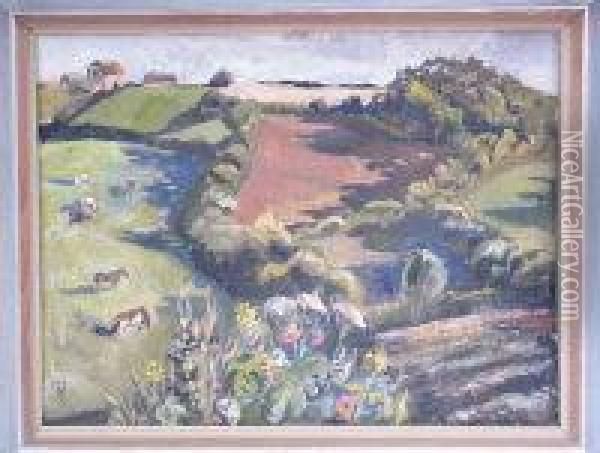 A Landscape Oil Painting - Elizabeth Armstrong