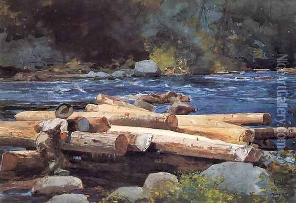 Hudson River Oil Painting - Winslow Homer
