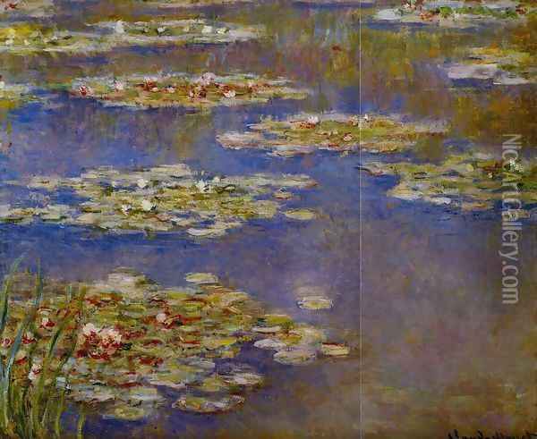 Water-Lilies XI Oil Painting - Claude Oscar Monet