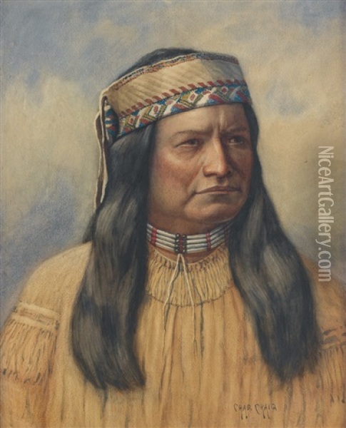 Hualapai Indian, Southwest Arizona Oil Painting - Charles Craig
