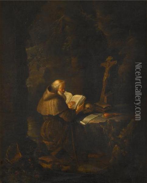 Saint Jerome Oil Painting - Gerrit Dou