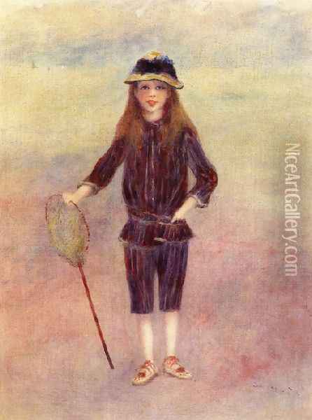 The Little Fishergirl Oil Painting - Pierre Auguste Renoir