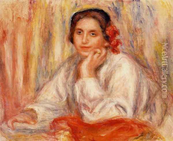 Vera Sertine Renoir Oil Painting - Pierre Auguste Renoir