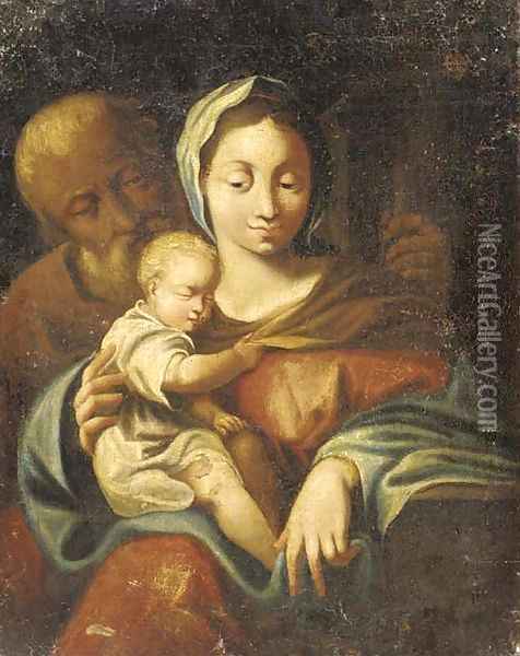 The Holy Family 2 Oil Painting - Francesco Trevisani