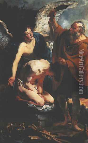 Sacrifice of Isaac Oil Painting - Jacob Jordaens