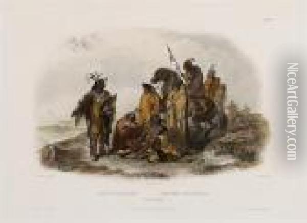 From Prince Maximilian Zu Weid-neuwied Travels In The Interior Of North America Oil Painting - Karl Bodmer